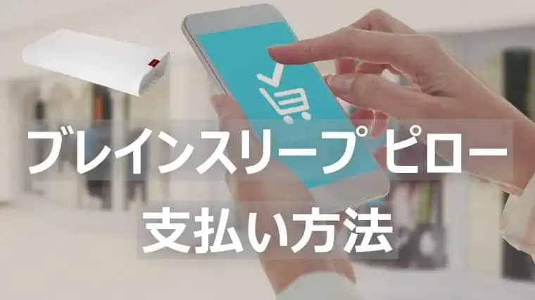ブレインスリープ ピロの支払い方法