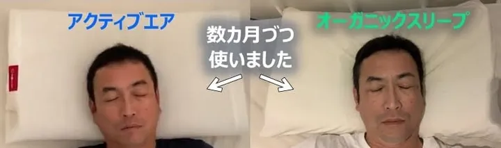 ブレインスリープピローのカバー どっちがおすすめ？アクティブエア