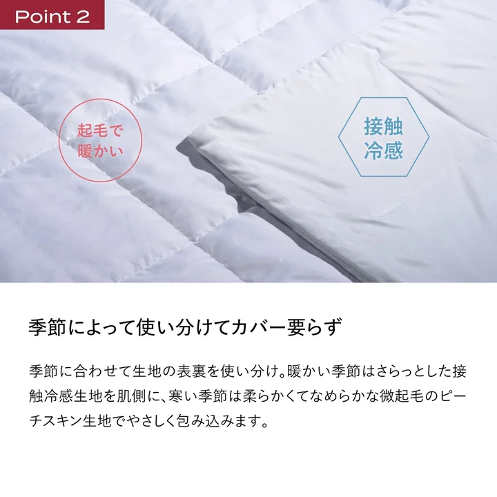 オールシーズンズは季節によって表裏を使い分けてカバー要らず