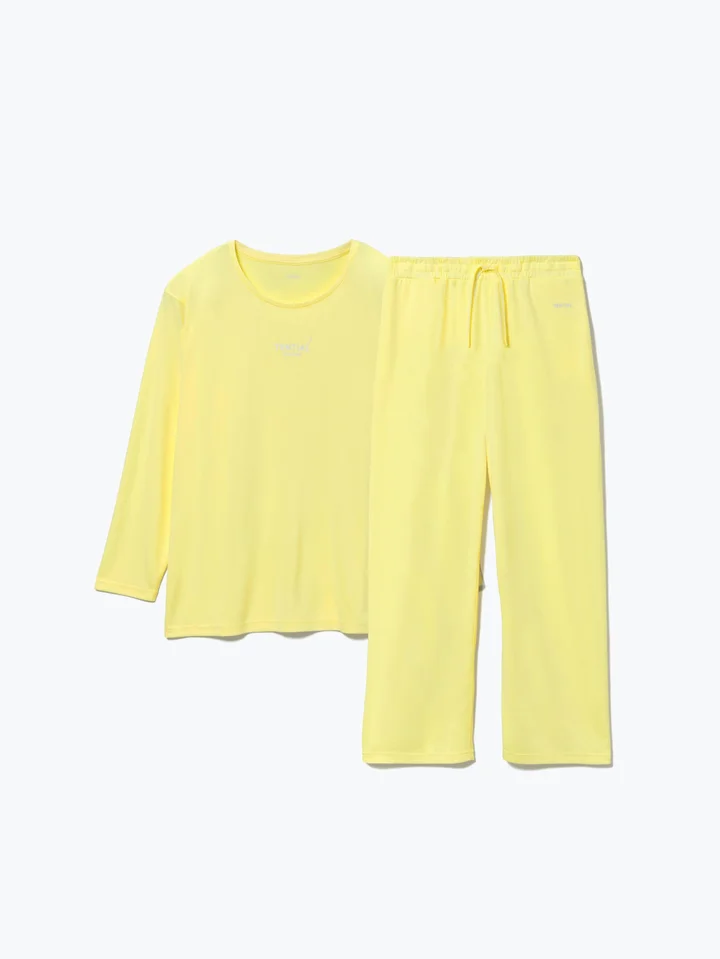 BAKUNE Dry Women's 長袖 イエロー