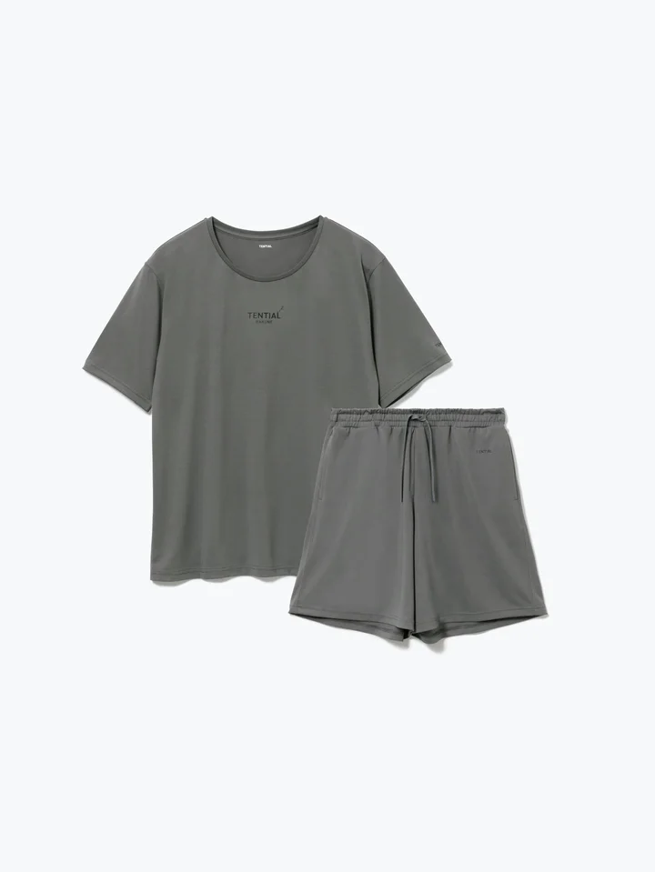 BAKUNE Dry Women's 半袖 グレー