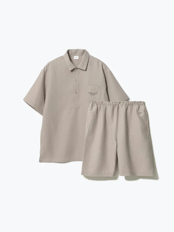 BAKUNE Waffle Men's 半袖セット 引用：株式会社TENTIAL